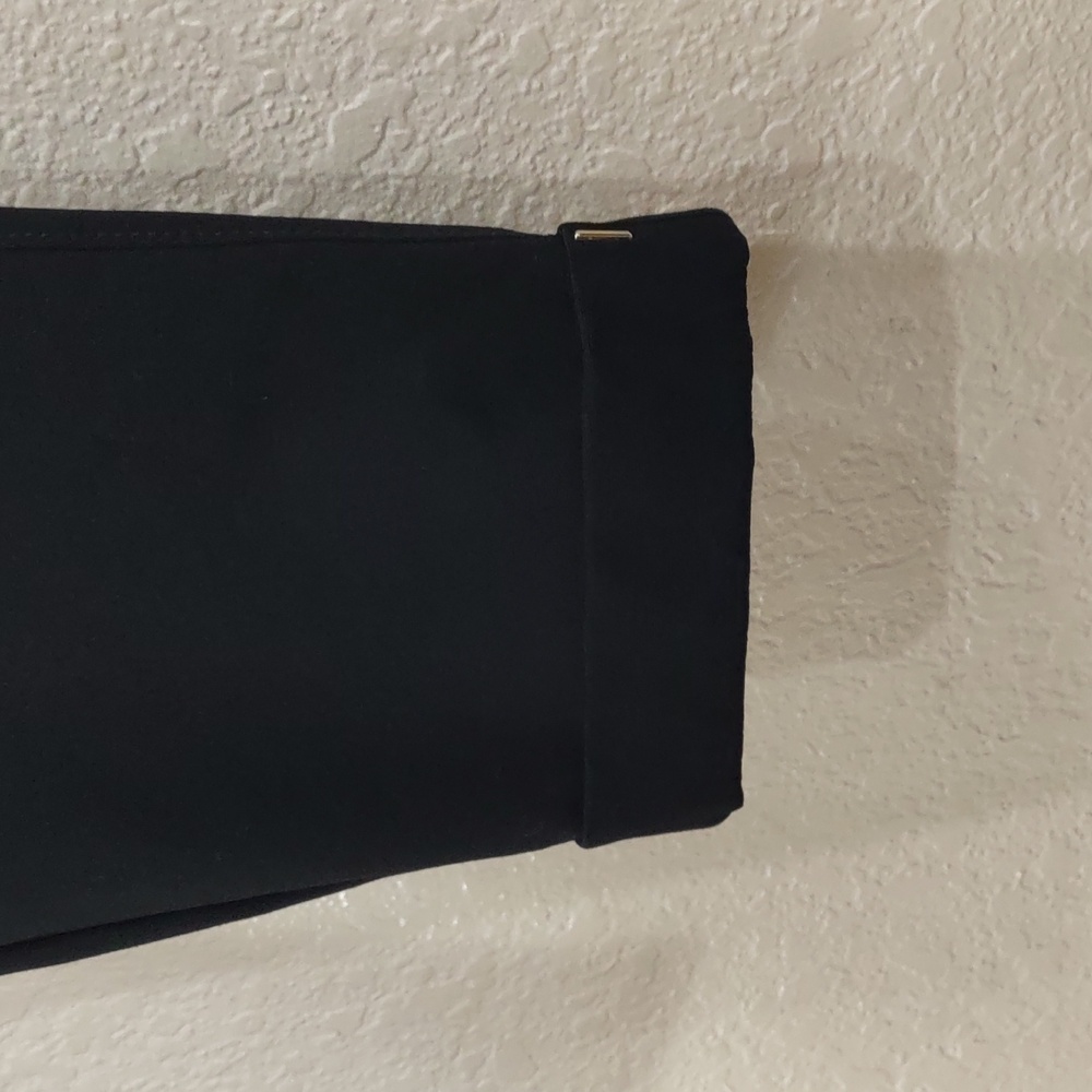 White House Black Market Black Slim Crop Pants, Size 10. - Picture 5 of 16